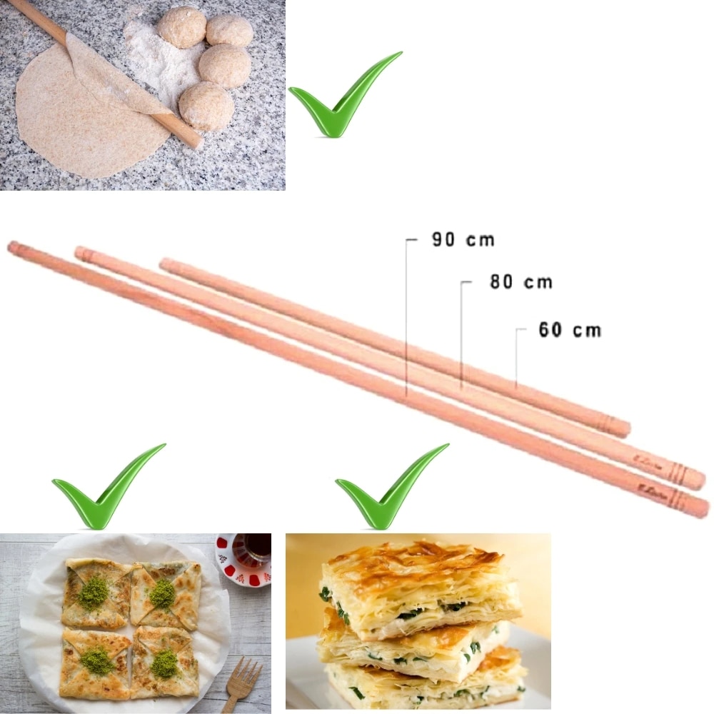 Oklava – rouleau à pâtisserie turc en bois de pour femme, ustensile de cuisine