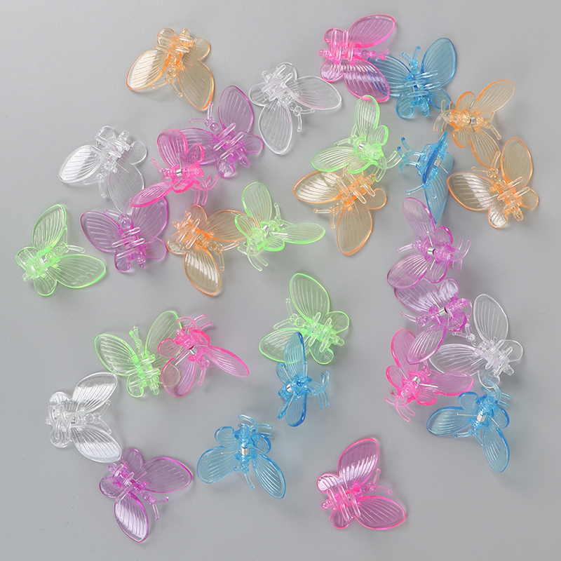 30 stk søte sommerfugl orkide klips plante klips hage blomst vinranke støtte klips