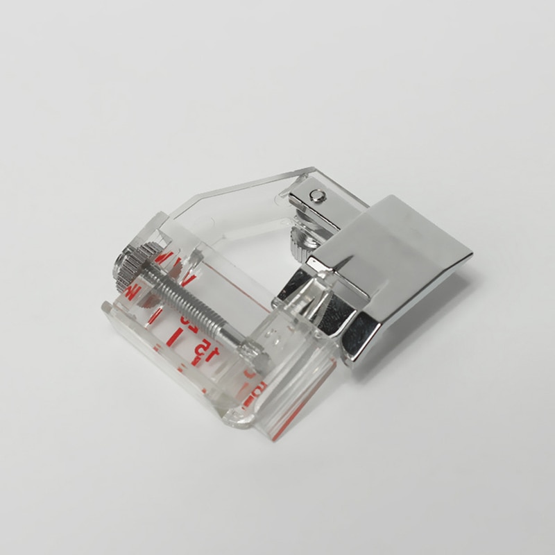 1Pc Adjustable Cloth Edge Presser Foot for Sewing Machine Transparent Scale Sewing Foot Household Sewing Machine Accessories