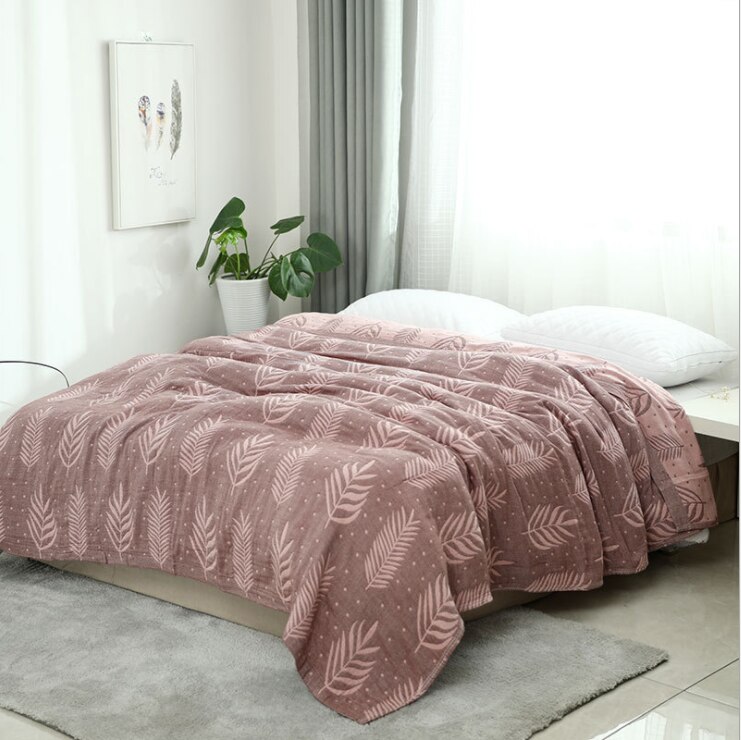 Garza di cotone Mussola Coperte E plaid Coperta per Letto Divano proprietà aria Condizionata Copriletto per Adulti: 3 / 200x230cm