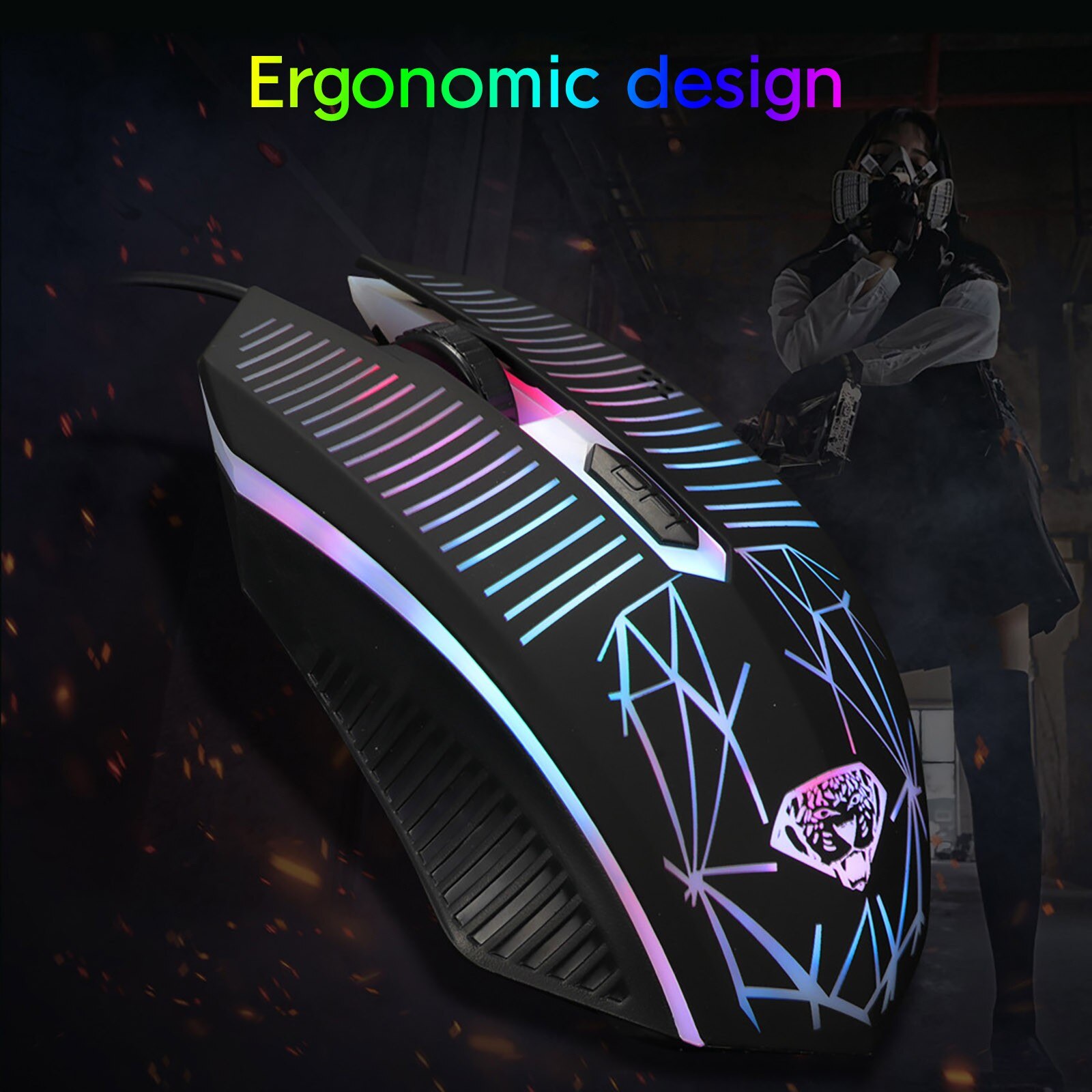 Keyboards And Mouses Combo Gaming Mechanical Highly Waterproof Color Breathing Cool Backlight 104 Keys Keyboards And Mouses Sets