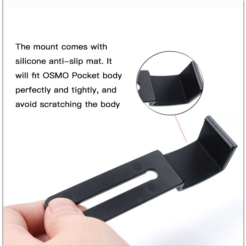 Dji Pocket 2 Accessoires Handheld Camera Smart Telefoon Houder Beugel Vaste Stand Adapter Grens Clip Base Schroef Osmo Pocket Clip