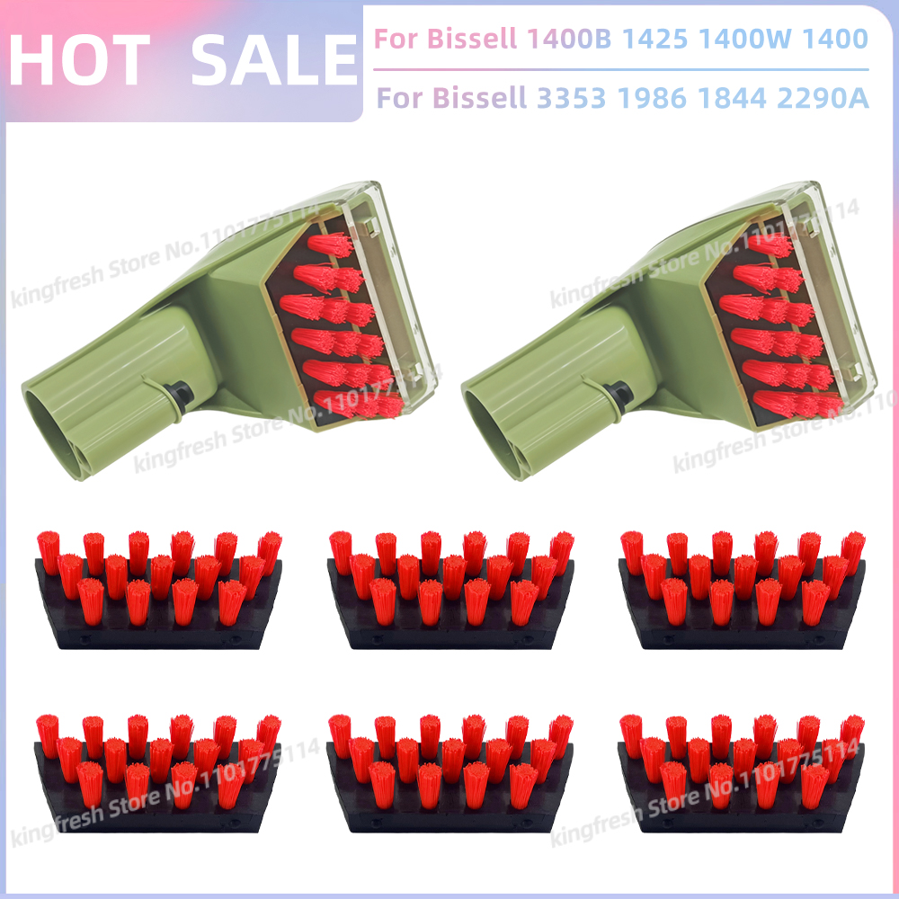 Fit For Bissell Little Green 1400B 1425 1400W 1400 1844 2290A 1425 1986 2458 3194 3353 3588F Series Replacement Brushes: army green