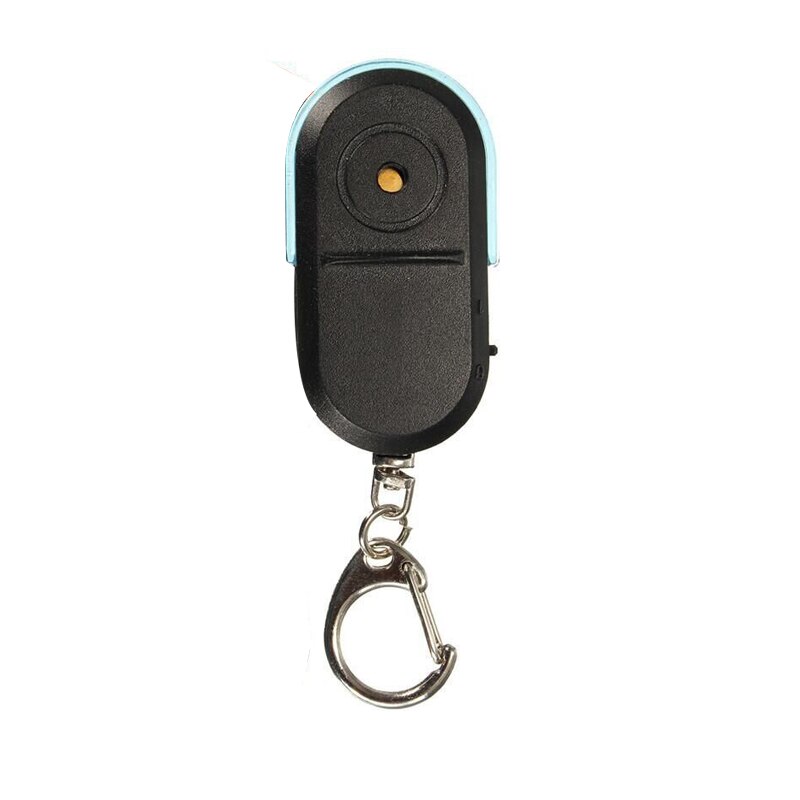 Mini Anti-lost Whistle Key Finder Wireless Alarm Smart Tag Key Locator Keychain Tracker Whistle Sound LED Light Things Tracker: Blue