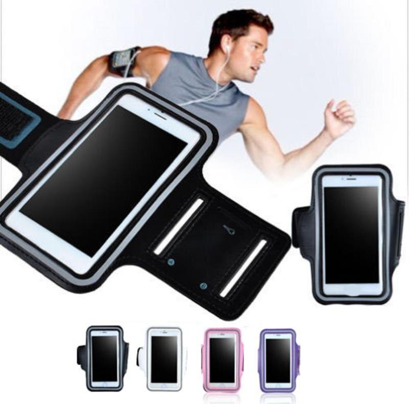 Running Oefening Arm Band Sport Armband Met Oortelefoon Key & Gat Pocket Voor Iphone W3K4