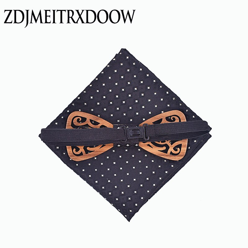 Nueva decoración de madera, corbata, gemelos, conjunto de vestido de , caballero, pajarita de madera, conjunto de , Corbatas Para Hombre, mariposa