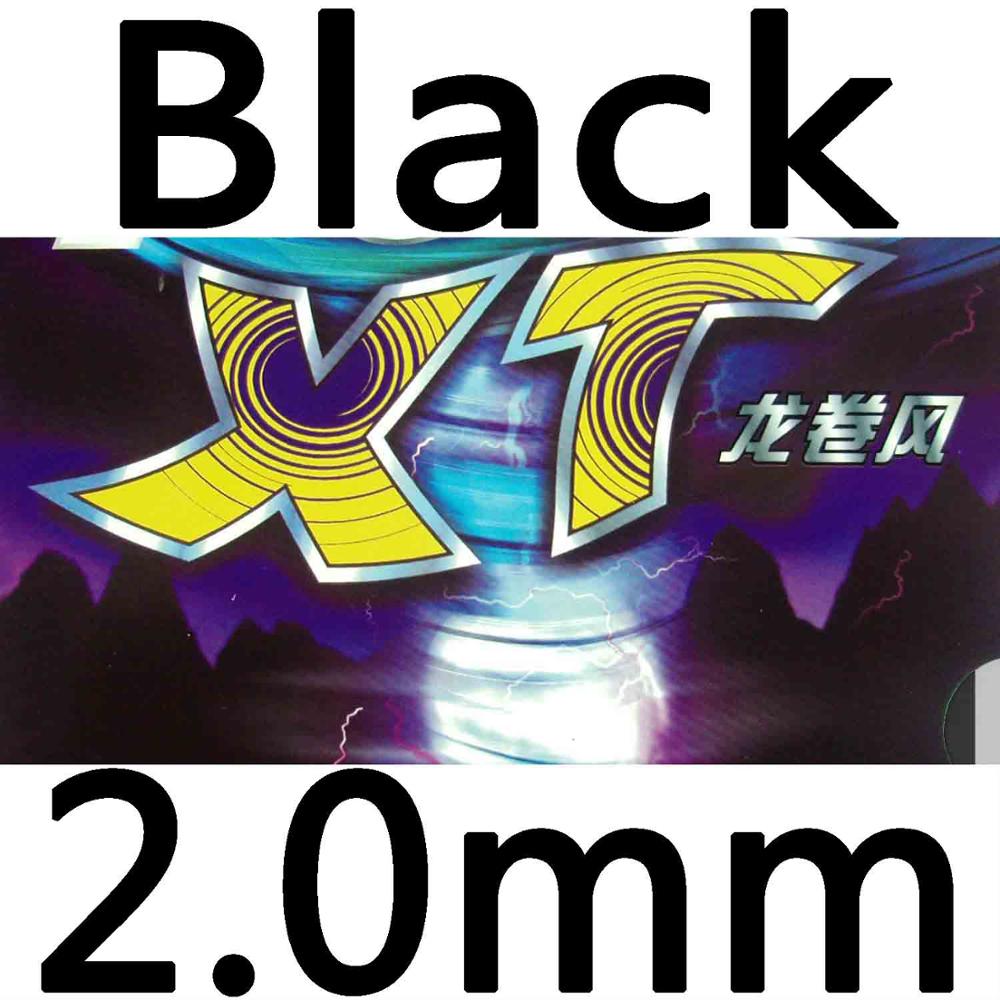 KTL Pro XT Pips-In Table Tennis PingPong Rubber with Sponge: Black 200