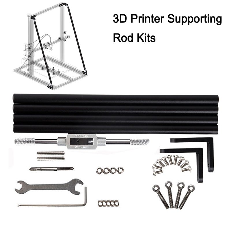 3D Printer Upgrade Onderdelen Staander Set 300MM 500MM Trekstang Kit frame voor Creality 3D CR-10 CR-10S CR-10 S5 Printer Z-as