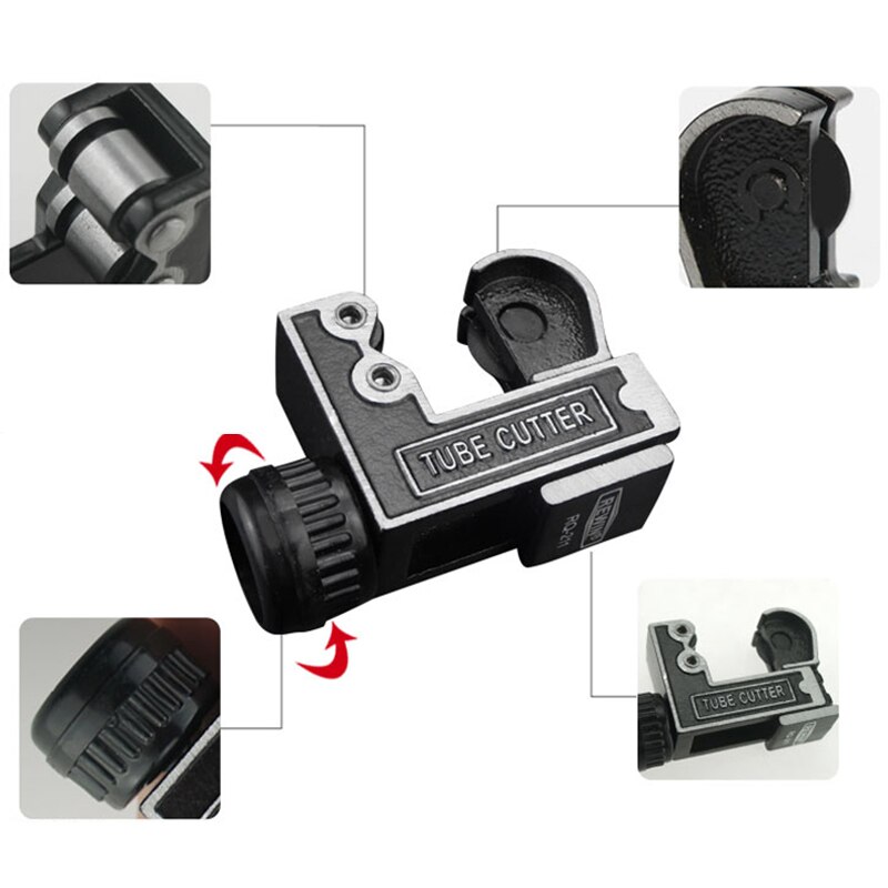 MYTEC Mini Buis Pijp Cutter Snijden Voor 3-28mm Messing Koper Aluminium PVC Plastic Pipes Snijgereedschap