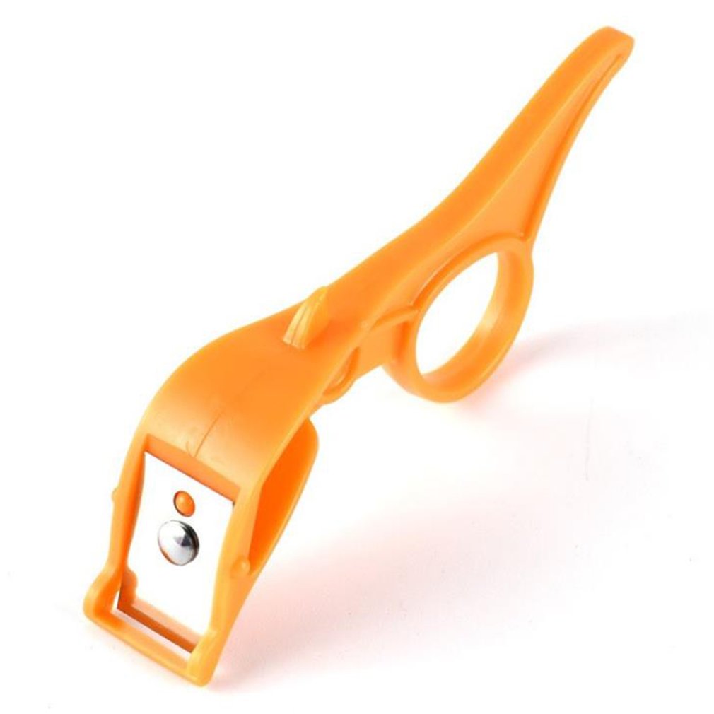 1PC Multifunctional Apple Peeler with Non-Slip Handle Fruit Vegetable Peeler Cutter Portable Cooking Gadgets Kitchen Supplies: Orange