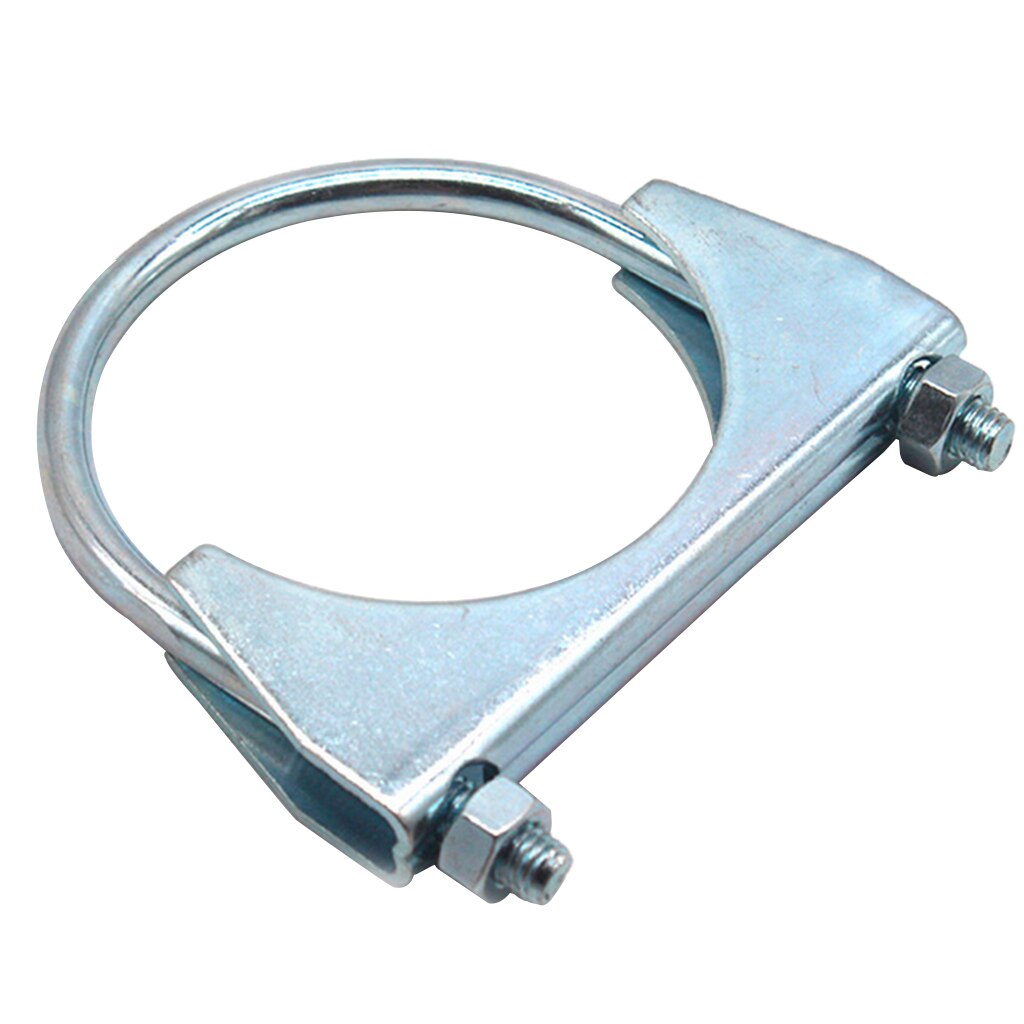 3inch Heavy Duty Saddle Style U-Bolt Muffler Clamps Strength with Anti-Rust Coat and Multiple uses (OD=3 inch/72mm)