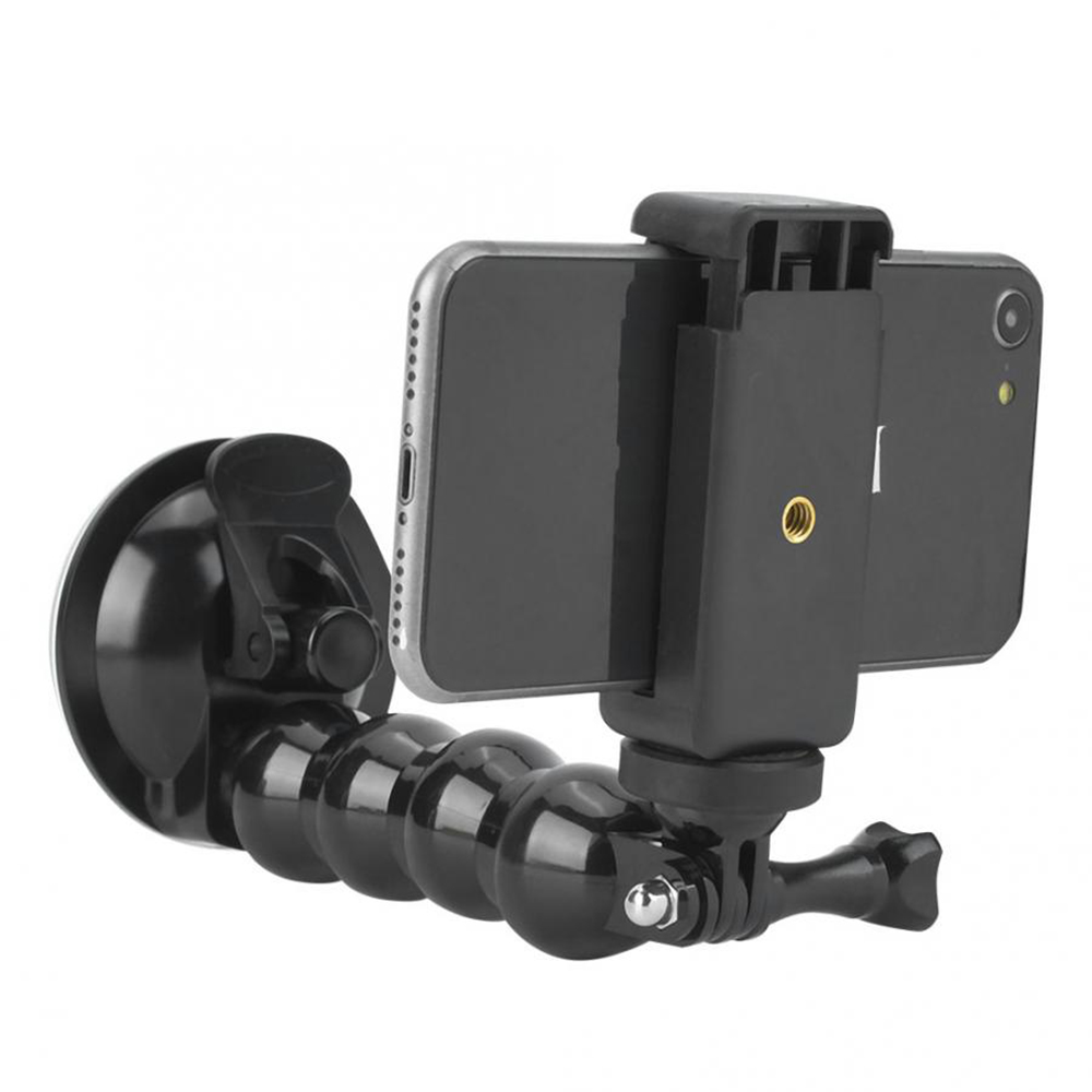 Adaptateur de ventouse de voiture STARTRC, support de verre de fenêtre pour DJI Action 2 OSMO Action pour Gopro Hero 5/6/7/8, accessoires noirs