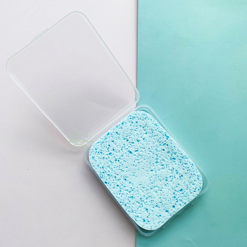 Esponja de cepillo de pintura de acuarela en caja, esponja de agua especial hidratante, fuerte absorción de agua, herramienta de limpieza, suministros de arte
