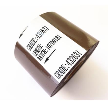 3CM 120Meter/Rollen Gold Silber Heißer Folie Stanzen Papier Handwerk Papier 12 farben Branding eisen heißer Wärme presse maschine: Kaffee