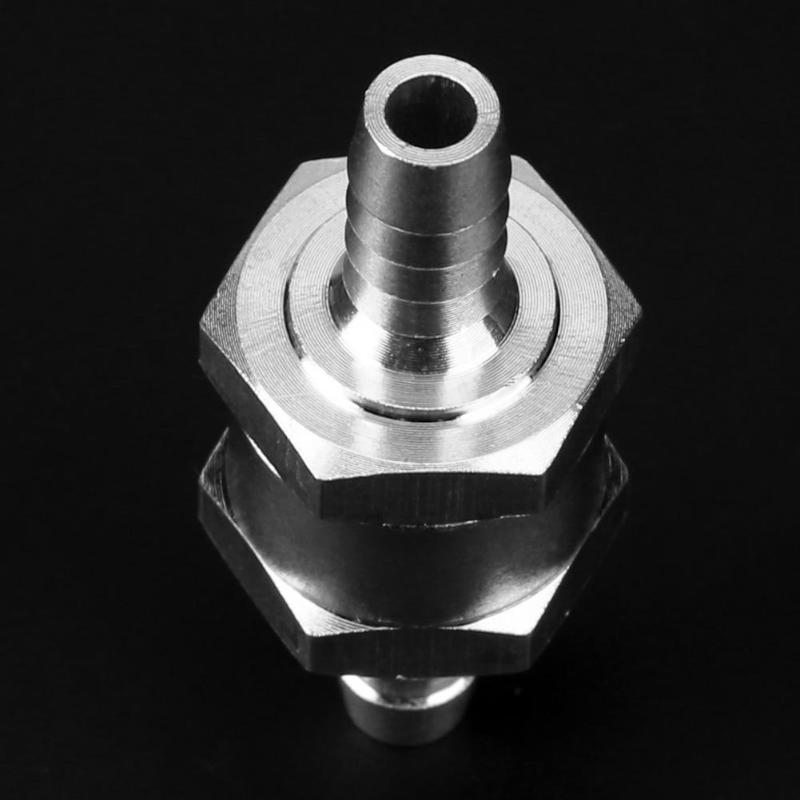 Kontraventil til aluminiumsbrændstof envejs benzin diesel auto bil skib helikopter motorcykel brændstofsystem tilbehør 6/8/10/12mm