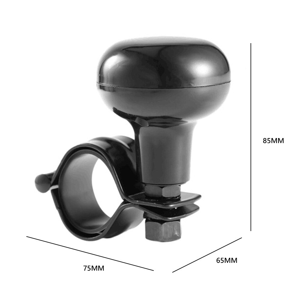 Boule assistée en métal pour volant de voiture, camion tracteur, poignée Semi-puissante, renfort de roue, bouton rotatif automatique