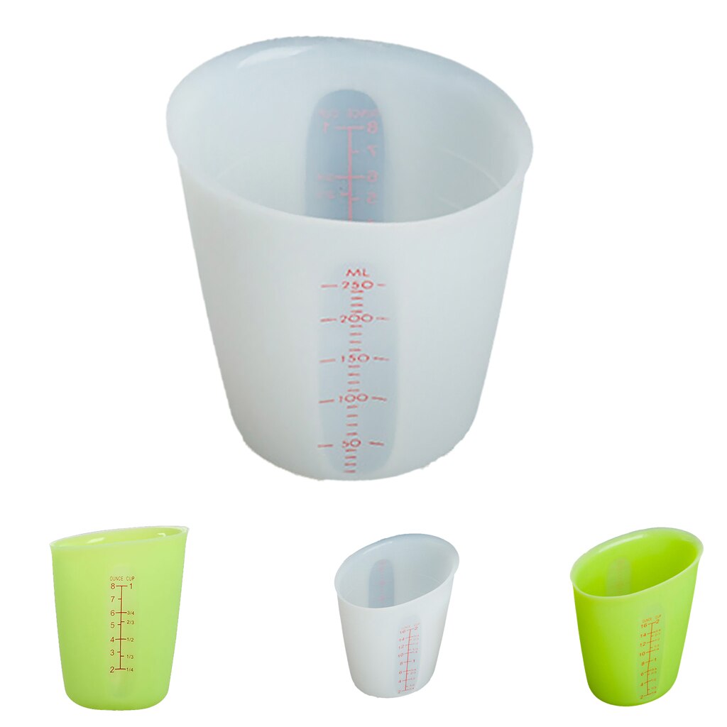 Kitchen Lab Measuring Cup Pitcher Jug Pour Spout with Measurement 250ml/500ml
