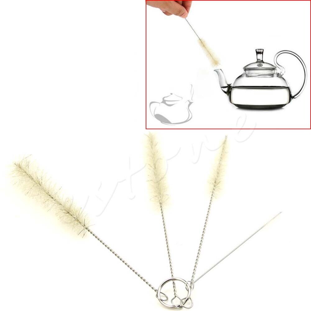 M89CHigh 4Pcs Toegepast Fles Reiniging Borstels Kettle Tuit Theepot Baby Bottle Borstels