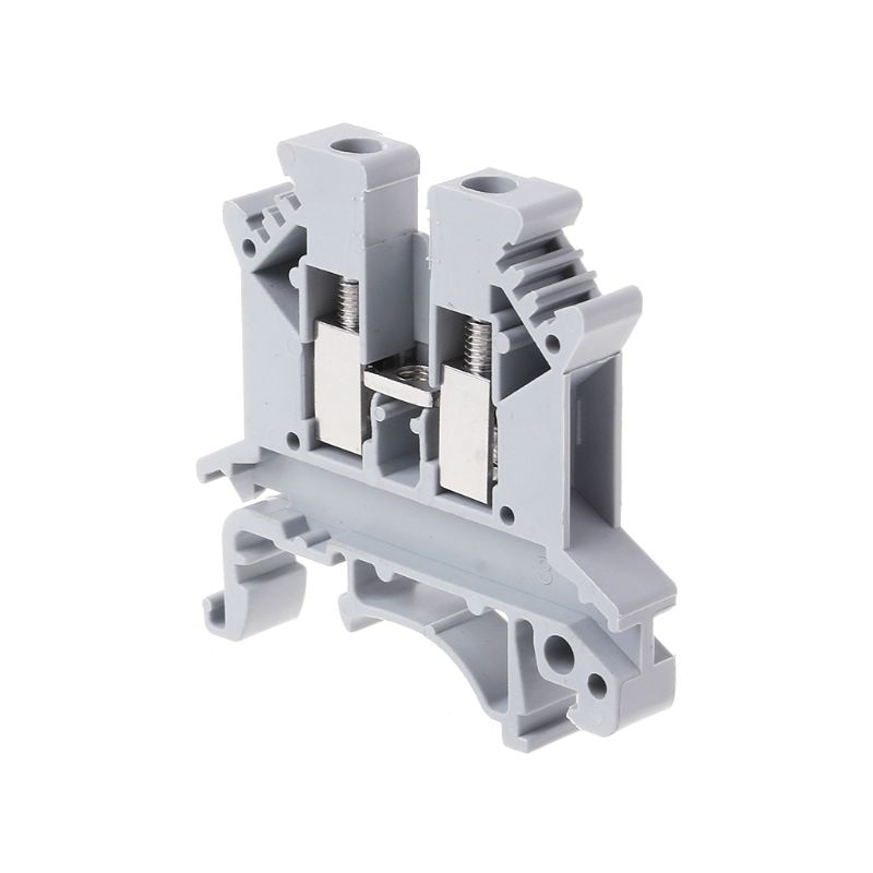 10 Stks/set UK-2.5B Terminal Blok Schroef Algemene Toepassing Pcb Din Rail Bedrading Termianl Connector
