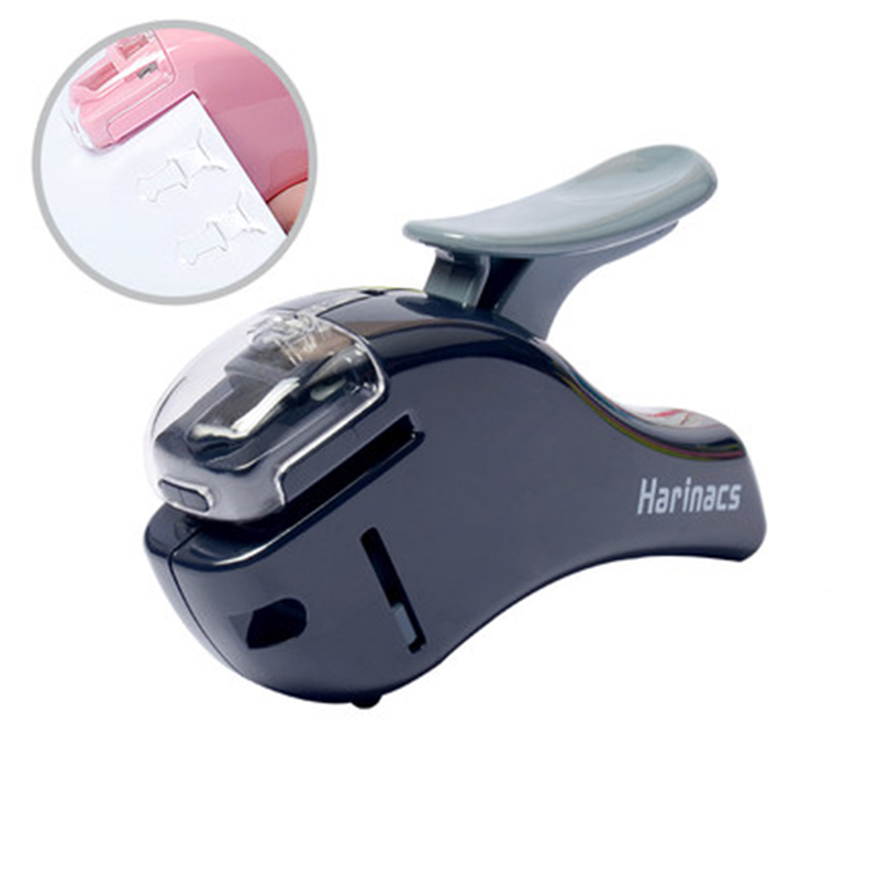KOKUYO Staple-Free Stapler Harinacs Press SLN-MSH/MPH Embossing Needleless Safe And for Office, Student: MSH305 black