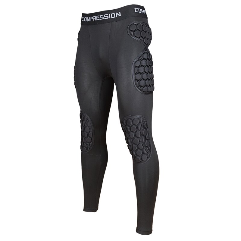 Hommes Rugby Football gardien de but pantalon d'entraînement américain Rugby Football coussinets veste Shorts entraînement Fitness genou garde pantalon de sécurité