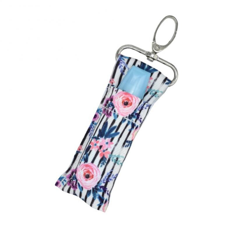 Rangement à la maison organisateurs de maquillage Cath Kidston tissu à la main étui de rouge à lèvres Chapstick étui de rouge à lèvres porte-clés