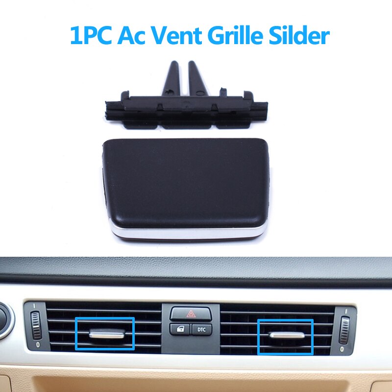 Front AC Air Vent Grille Outlet Slider Clips Repair Kit For BMW 3 Series E90 E91 E92 E93: 1Pc front slider