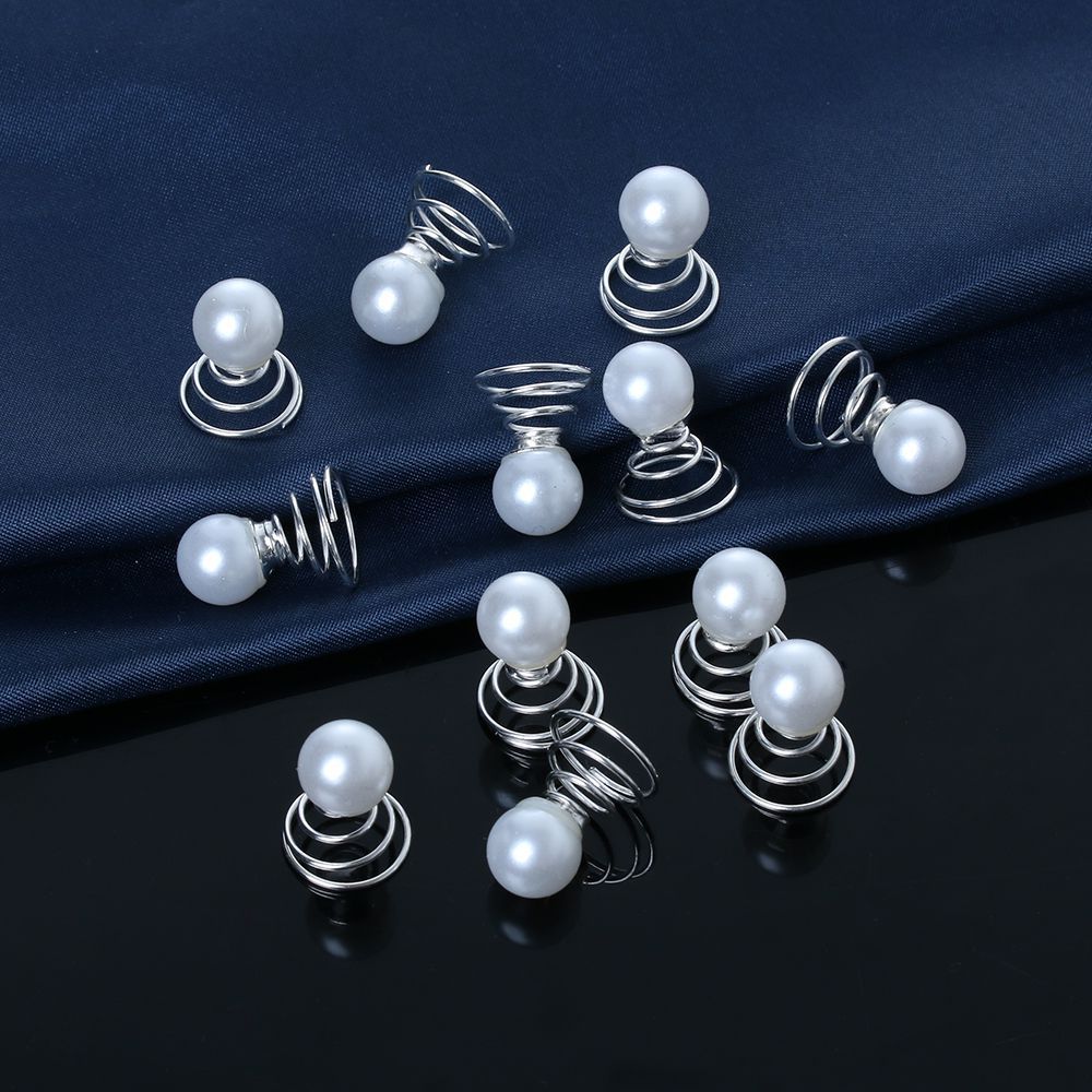 12 stuks strass haaraccessoires bruidshoofdtooi spiraalvormige clips haarspelden hoofddeksel