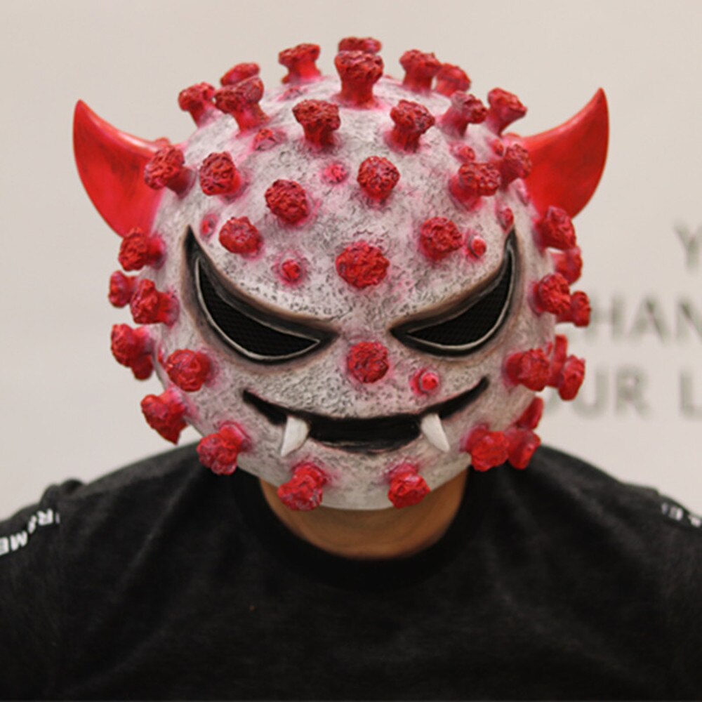 Horror Duivel Latex Masker Halloween Decoratie Geschikt Voor Rollenspel Party Props Scary Masker