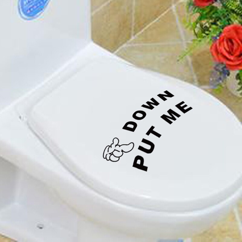 Home Decor PUT ME DOWN Decal Badkamer Wc Sticker S... – Grandado