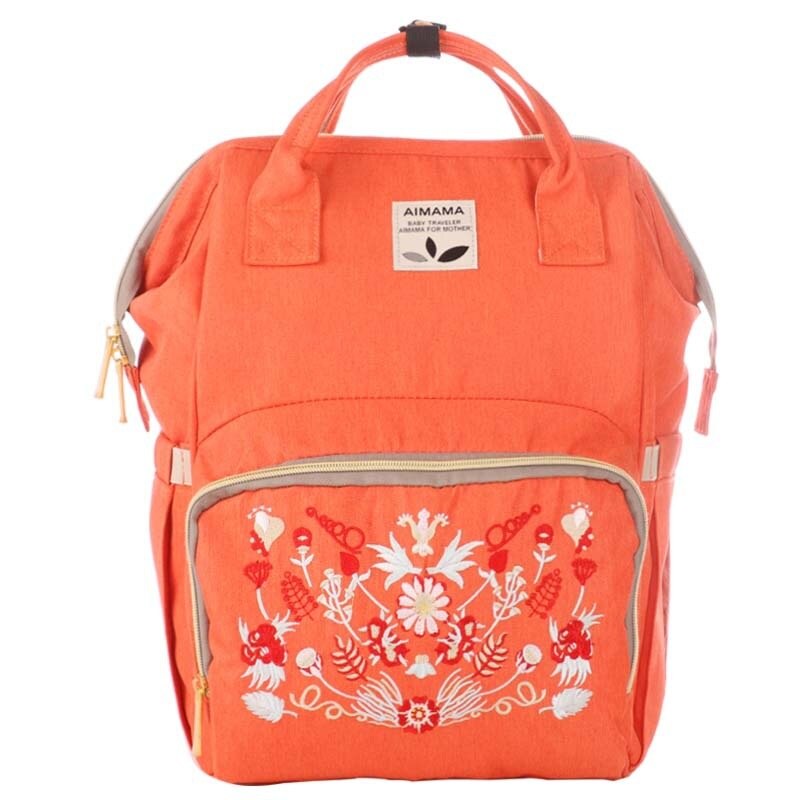 printed flower diaper bag, nappy bags , mom backpack