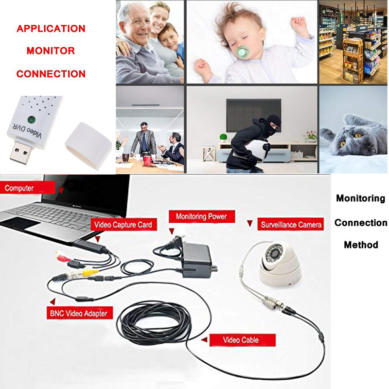 Usb 2.0 Naar Rca Kabel Adapter Converter Audio Video Capture Card Adapter Pc Kabels Voor Tv Dvd Vhs Capture apparaat 630