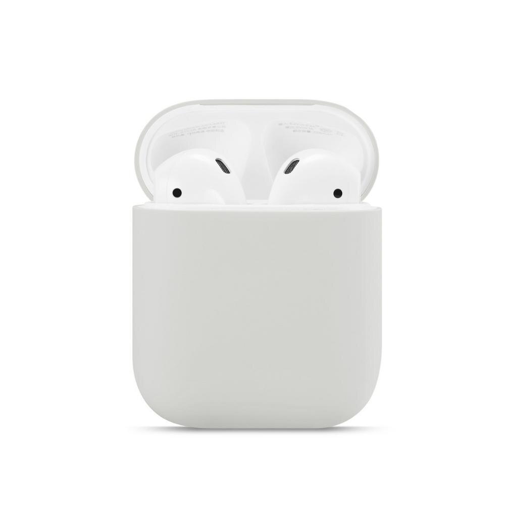 Dla Airpods 1/2 miękkie silikonowe słuchawki pokrywa Air Pods Case Earpods akcesoria zestaw słuchawkowy rękaw ochronny Apple Airpods 2 Case: rocky