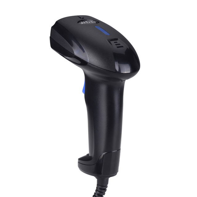 Barcode Scanner Wired Handfree CCD 1D Barcode Scanner Stand Read UPC EAN Handheld Barcode Scanning Gun for Supermarket Shop: Wired