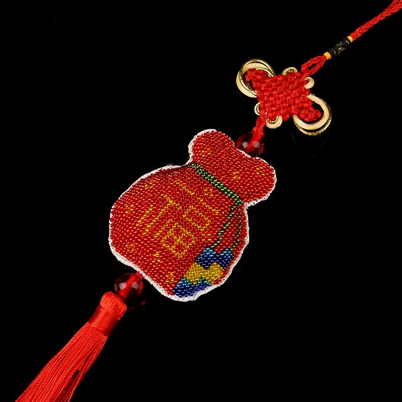 Car Key Chain Accessories Stamped Crafts DIY Printed Cross-Stitching-Kit Embroidery Stich-Bead Needlework DM054