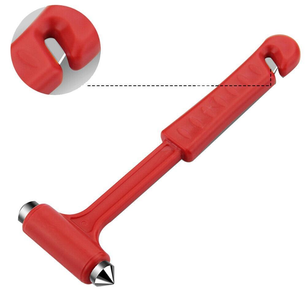 Okno samochodu młotek bezpieczeństwa samochód młotek ewakuacyjny samochód młotek ratowniczy wysokiej jakości młotek długi wielofunkcyjny uchwyt awaryjny L8Q4