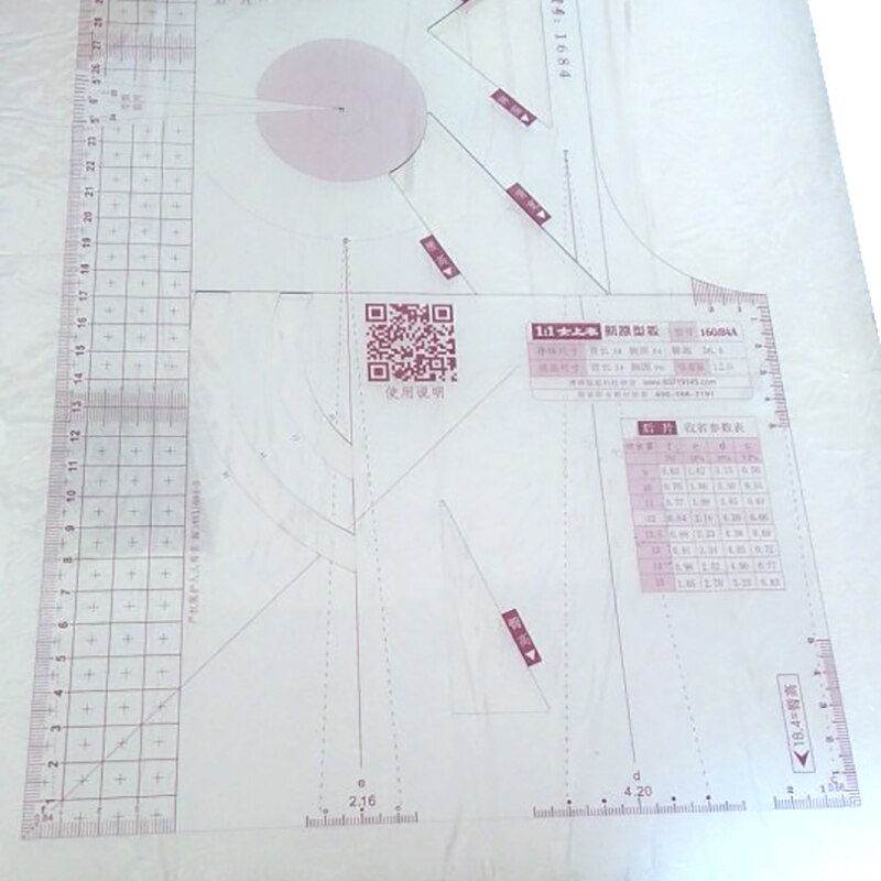 Règle pour la des tissus de et patron de couture, modèle court, pour enseignement scolaire et des étudiants, découpe de vêtement, règlement du prototype de la tenue vestimentaire, 1:1