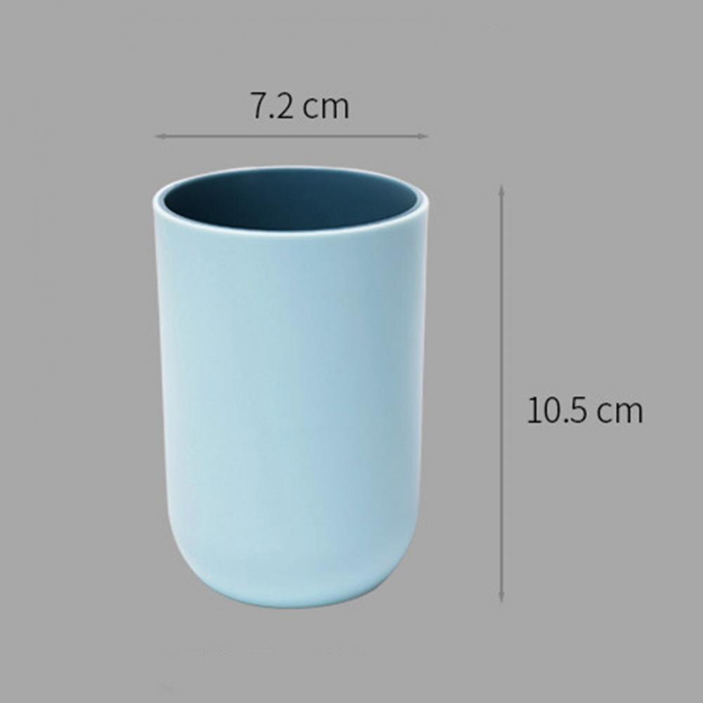 Large Capacity Water Cups Washing Cup Double-layer Durable Water Tumbler Set Eco-Friendly Drinking Cup for Bathrooms