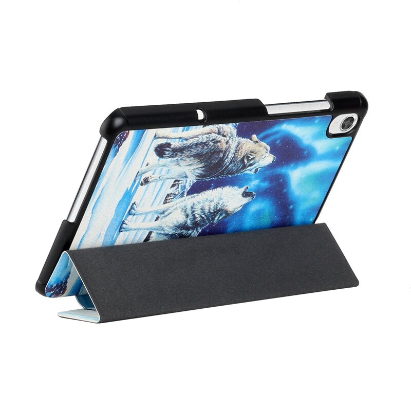 Nettbrettdeksel til lenovo smart tab  m8 tabm 8 hd fhd tb -8505x 8505f 8705f etui cute cat tiger wolf malt for lenovo  m8 etui deksel