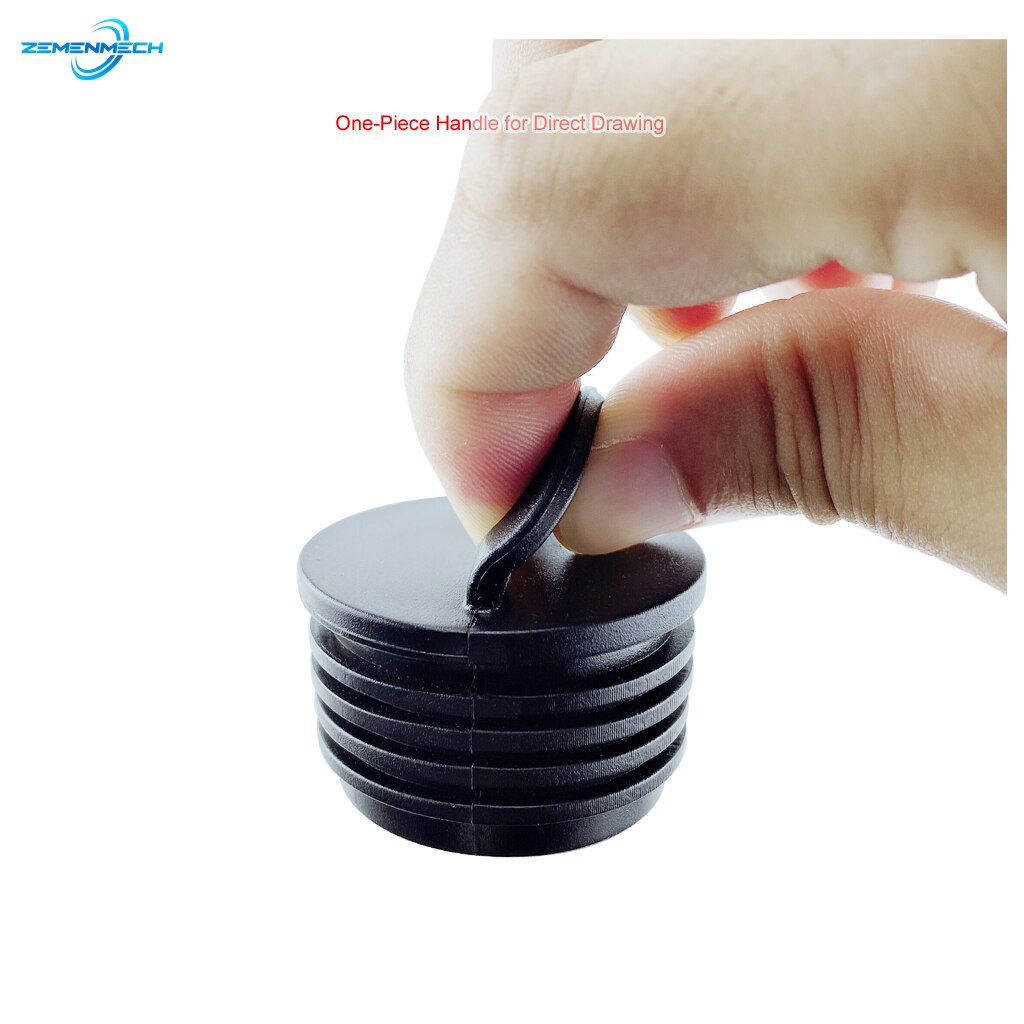 2 Stuks Universele 40Mm Zwart Rubber Drain Gaten Stekkers Scupper Stopper Bungs Drainage Kajak Marine Boot Raften Rubberboot Kano vlot