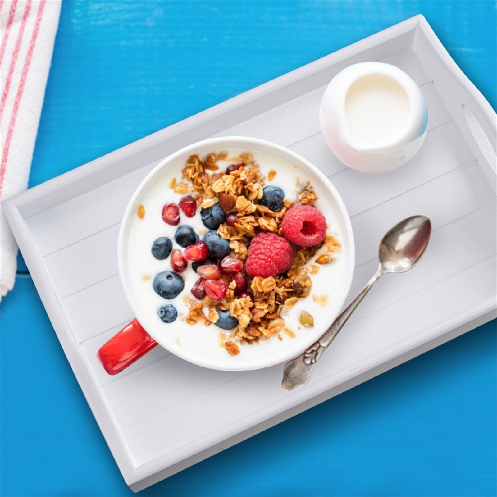 Lade Tafel Met Opvouwbare Benen Multifunctionele Ontbijt Dienblad Bed Tafel Snack Laptop Bureau