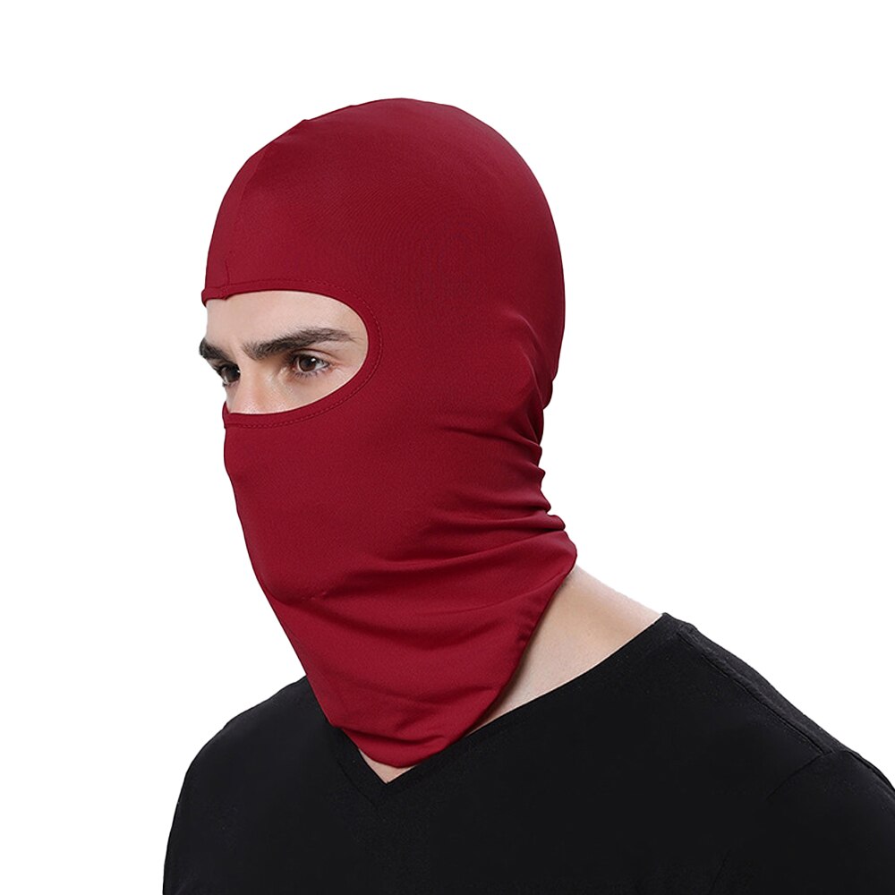 Cagoule de protection faciale en Lycra, chapeau, casquette de vélo, moto, cyclisme, couverture complète, été, respirant, Ultra soleil, protection UV: Color 17