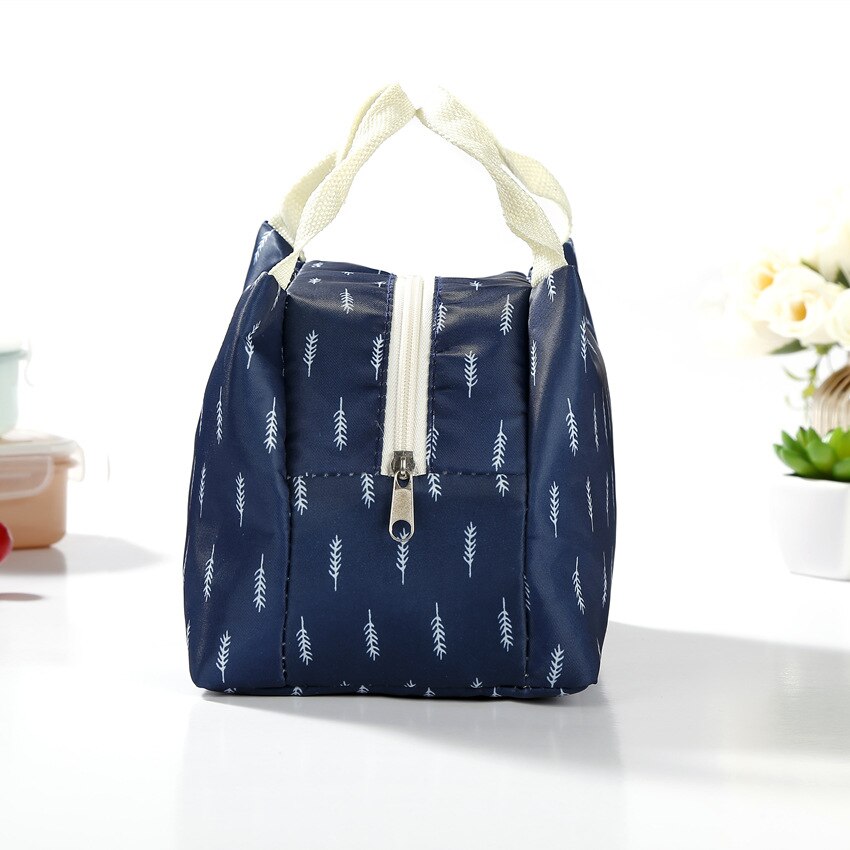 Uovga Oxford Kleine Kühltasche Frauen Tragbare Mittagessen Tasche Druck Eis Packung Lebensmittel Taschen Thermische Taschen Reise Veranstalter Bolsa Termica