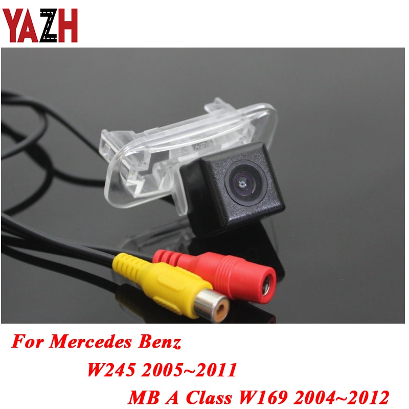 Yazh hd ccd achteruitrijcamera voor mercedes-benz a-  w245 w169 radio achteruitrijcamera, waterdichte nachtzichtcamera