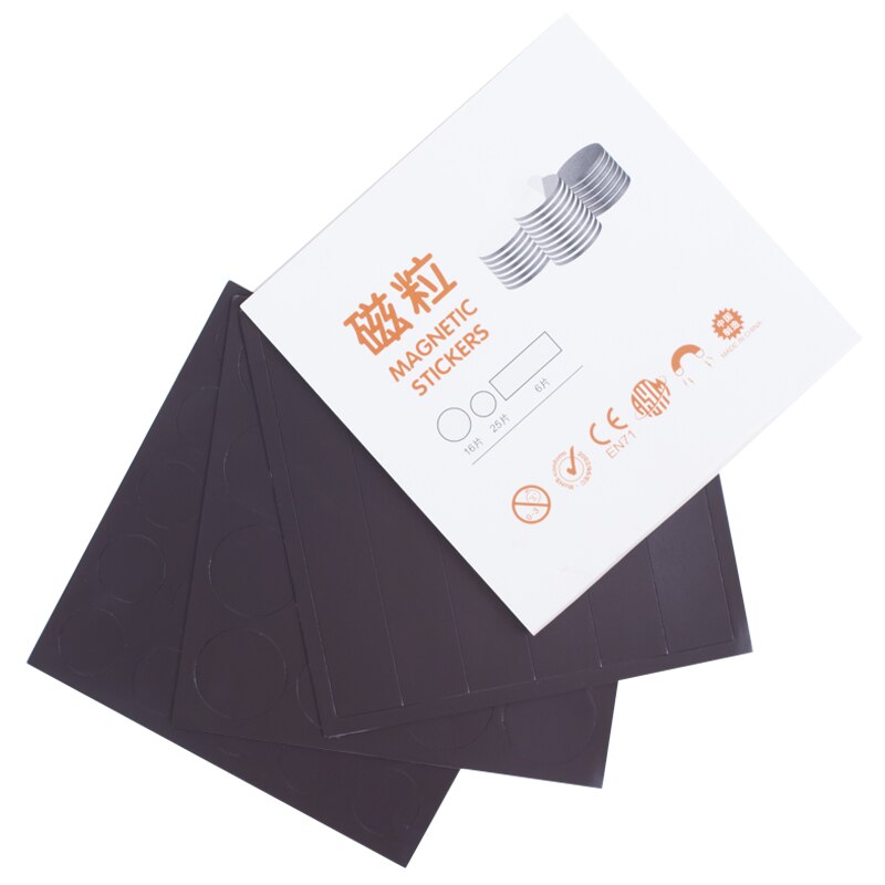 Magneet Ronde Vierkante Rechthoek Magnetische Sticker Eenvoudige Papier Plakken Magneet