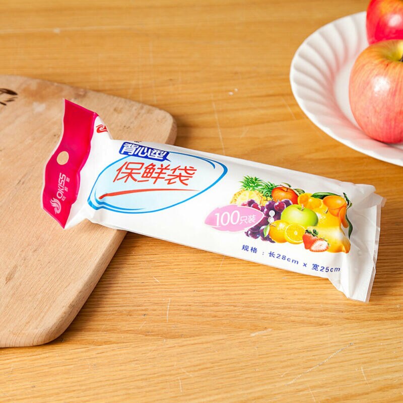 One roll food Storage saver bags Vacuum Plastic roll custom size Bags For Kitchen Vacuum Sealer to keep food fresh