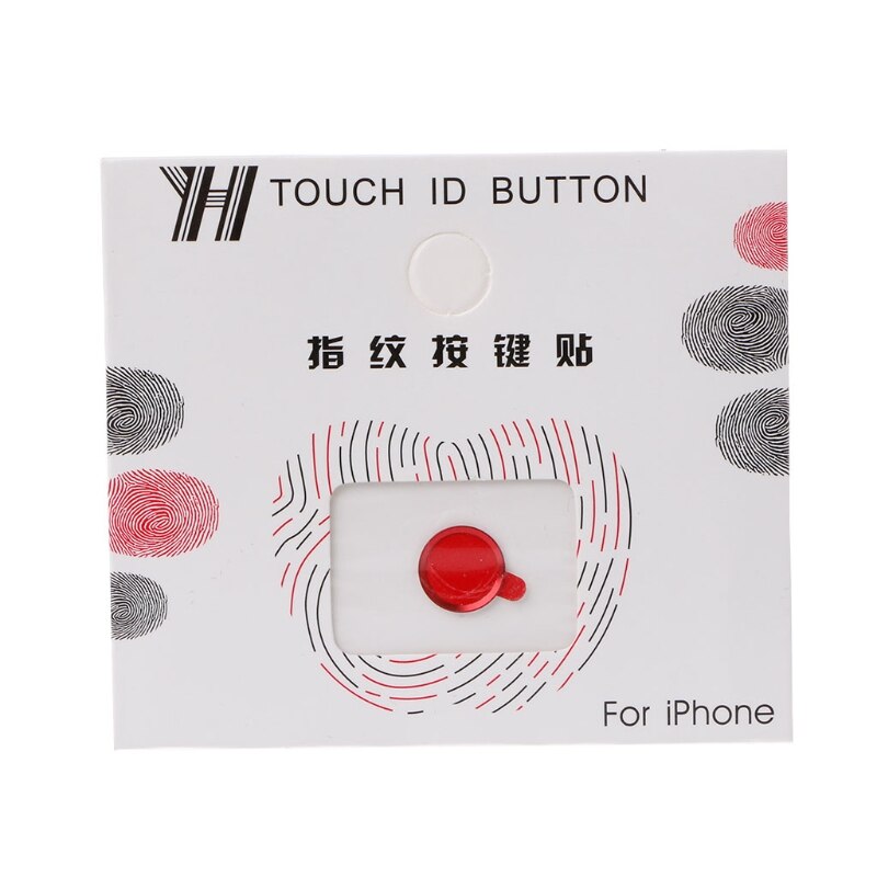 Universele homeknop vingerafdruk touch id sticker voor iphone 8 7 6 5 air 2 3 4 a6he