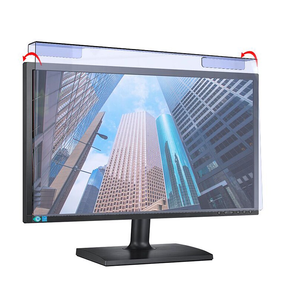 Hanging Blue Light Blocking Screen Protector High-transmittance Anti-UV Eye Protection Film for 17.3-19.5&#39;&#39; Desktop Monitor