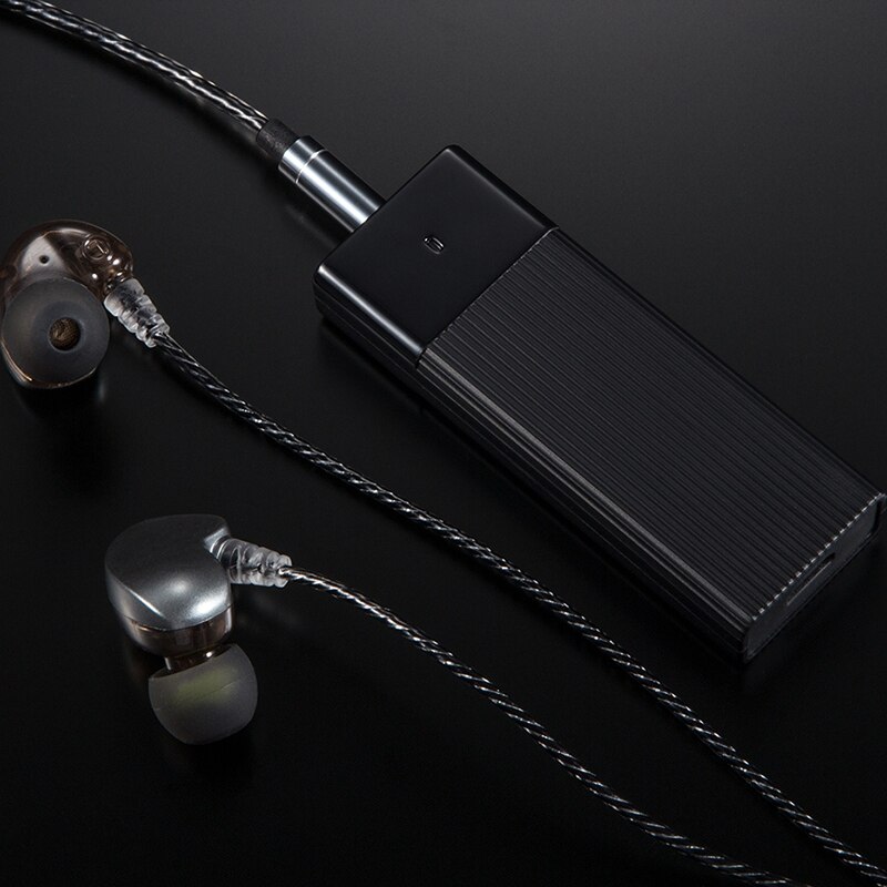 Trådløs bluetooth bærbar 3.5mm hifi hovedtelefonforstærker mini stereo øretelefon