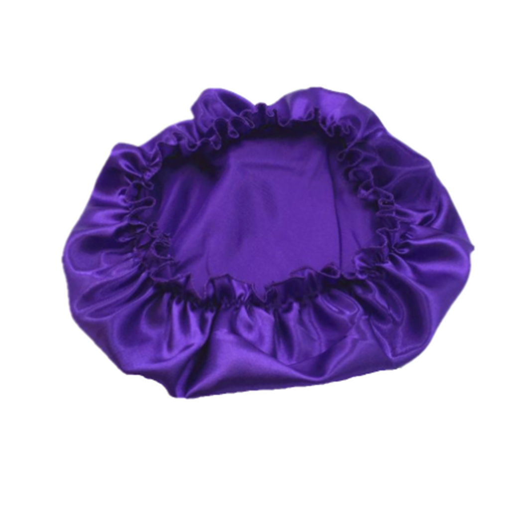6 Pack Hair Bonnet Sleeping Hat Breathable Hair Care Cap Head Scarf Sleep Cap Turbans Head Cover Hair Wraps for Women: Purple
